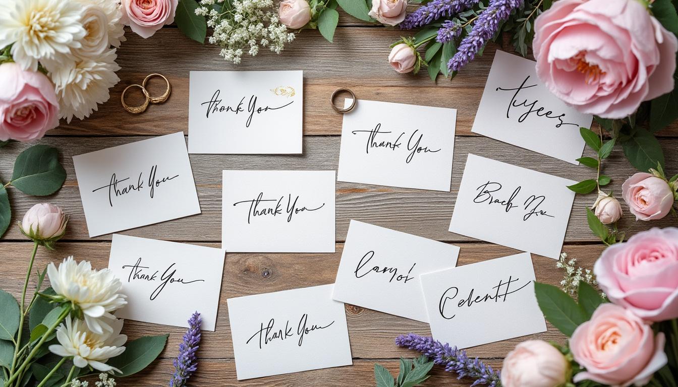 découvrez 25 exemples originaux pour rédiger un texte de remerciement de mariage inoubliable, qui saura toucher vos invités et exprimer votre gratitude avec émotion.