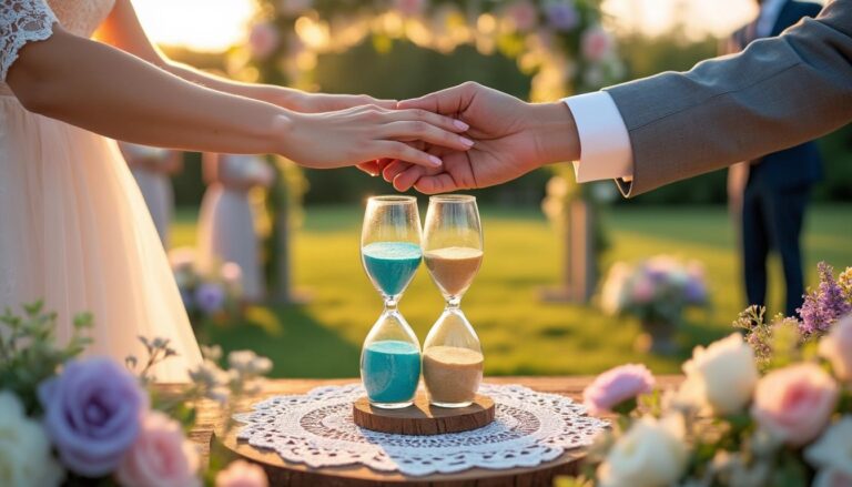 découvrez le rituel du sable au mariage, un guide complet pour créer une cérémonie unique et mémorable, pleine de symbolisme et d'émotion.