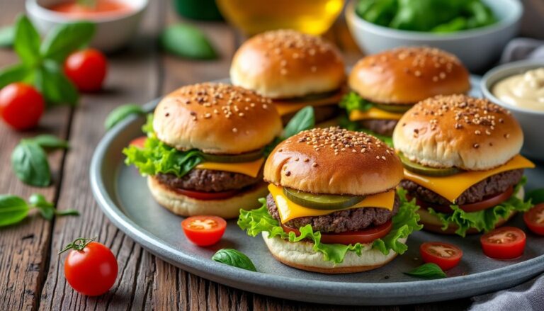 découvrez notre recette rapide et facile de mini burgers maison, idéale pour régaler tous les gourmands à l'apéritif ou en repas convivial.