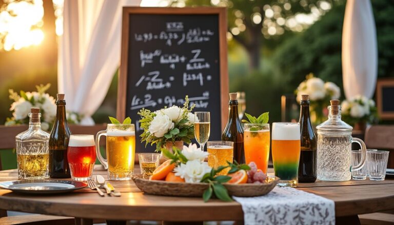 découvrez comment calculer la quantité idéale de boissons pour votre mariage afin de satisfaire tous vos invités et éviter le gaspillage. conseils pratiques pour un événement réussi.