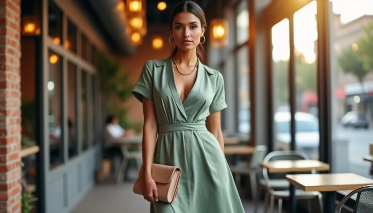 découvrez comment sublimer une robe vert sauge grâce à nos conseils et astuces mode pour un look élégant et tendance en toutes occasions.