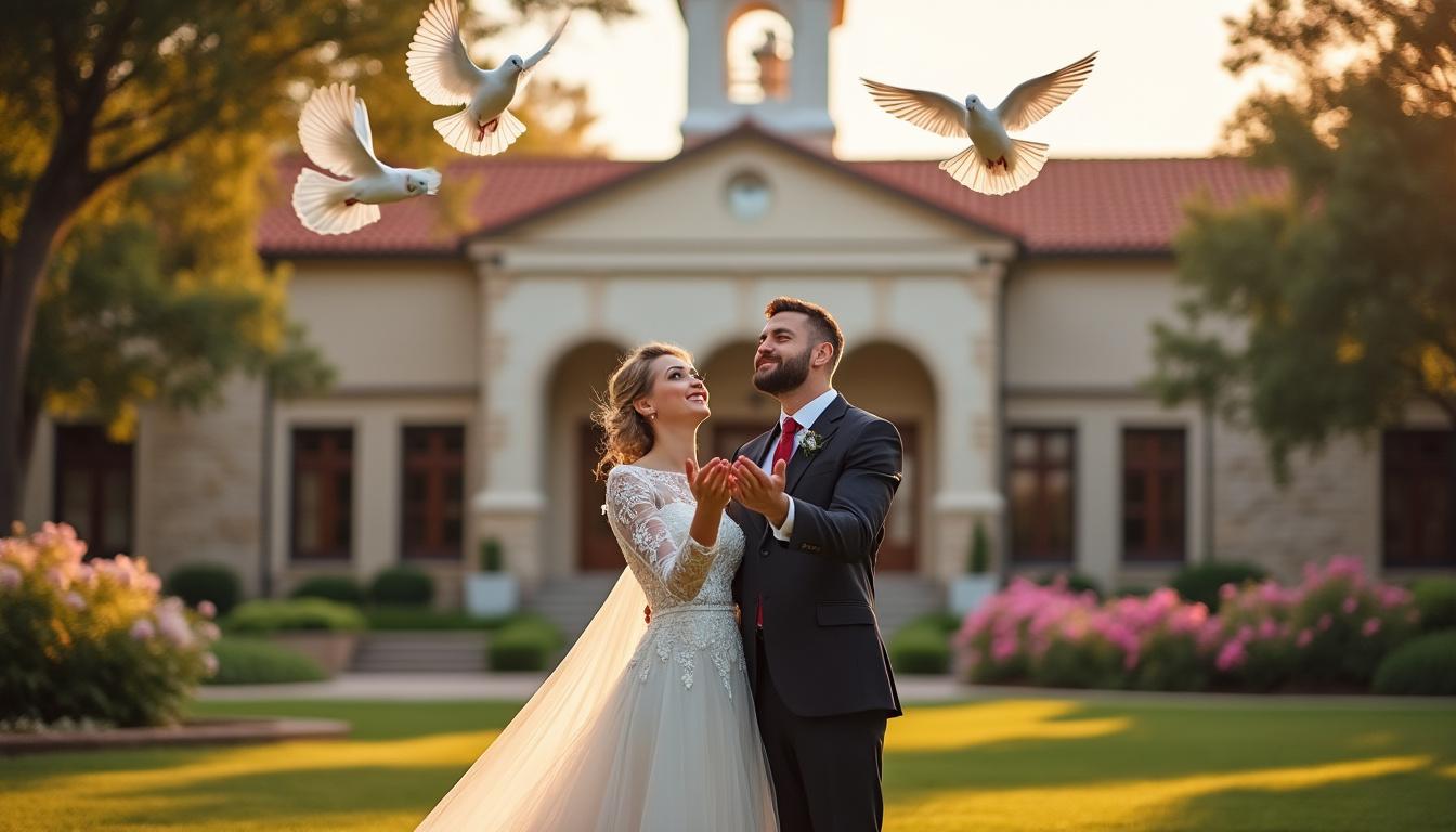 découvrez notre guide complet sur le lâcher de colombes lors des mariages, avec des conseils indispensables pour une cérémonie magique et respectueuse des oiseaux.