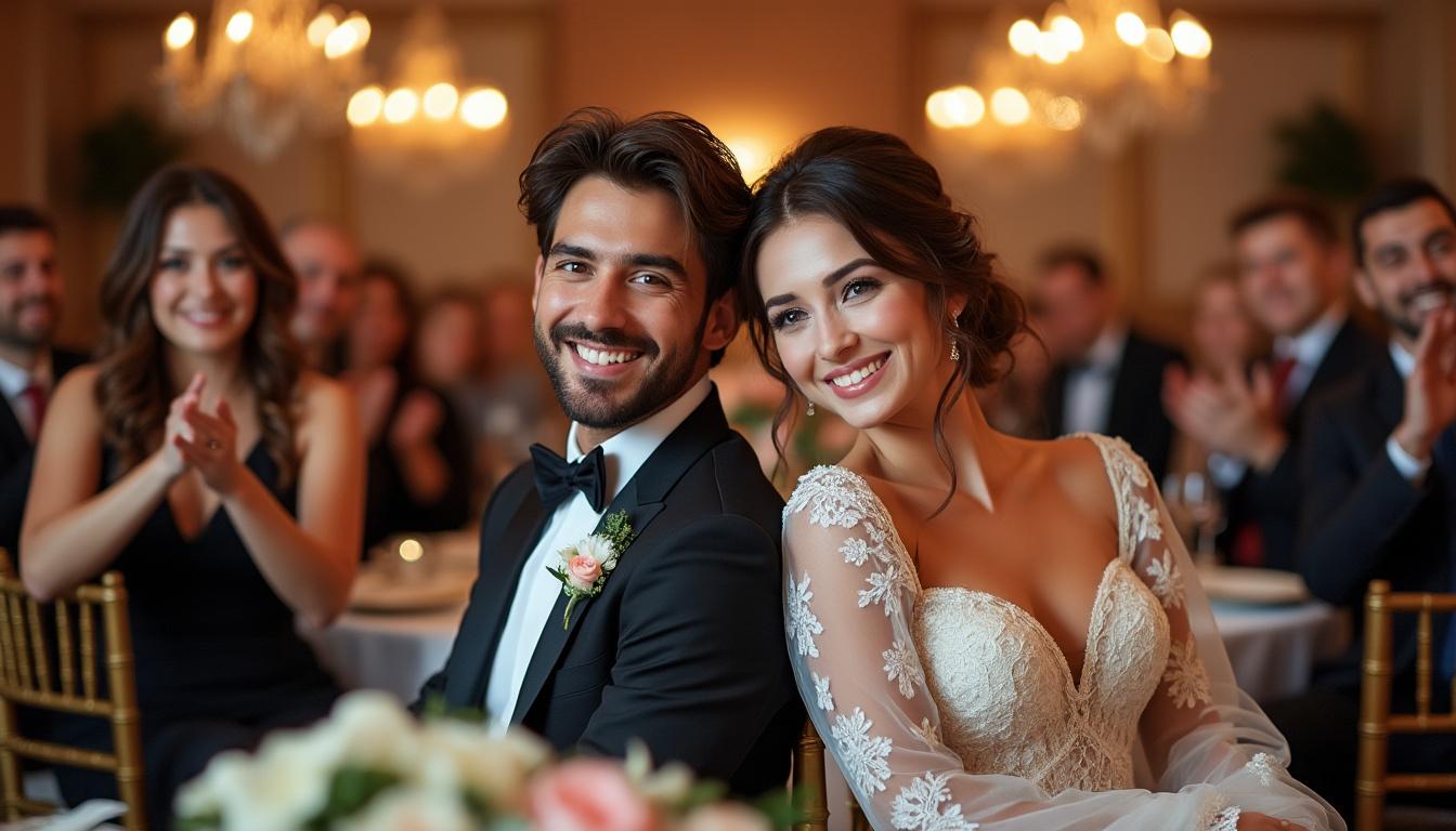 découvrez le jeu du elle et lui, une animation pleine de peps et de rires, parfaite pour rendre votre mariage inoubliable et divertir vos invités avec convivialité.