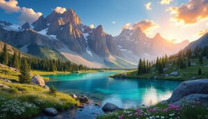 découvrez l'altaï, un territoire enchanteur où les sommets dorés rencontrent des lacs d'azur scintillants, révélant des trésors naturels et culturels uniques.