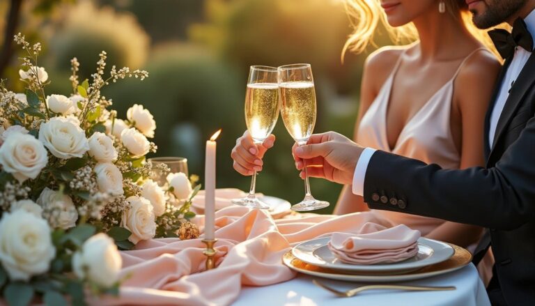 célébrez vos 12 ans de mariage, les noces de soie, avec des idées raffinées et découvrez la symbolique unique de cette étape pleine de charme et d'élégance.