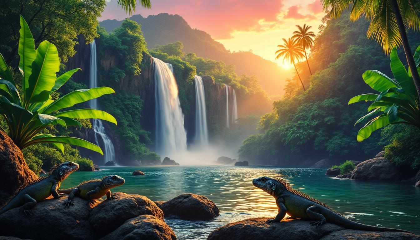 explorez les chutes d'iguazú, une merveille naturelle spectaculaire située à la frontière entre l'argentine et le brésil, et laissez-vous émerveiller par ses paysages à couper le souffle.