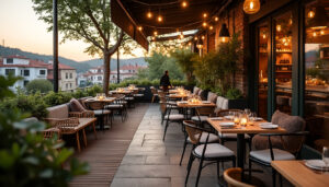 découvrez des astuces incontournables pour sublimer l'aménagement de votre terrasse de restaurant, bar, bistrot ou café et attirer davantage de clients avec un espace extérieur convivial et élégant.