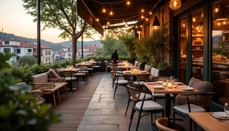 découvrez des astuces incontournables pour sublimer l'aménagement de votre terrasse de restaurant, bar, bistrot ou café et attirer davantage de clients avec un espace extérieur convivial et élégant.