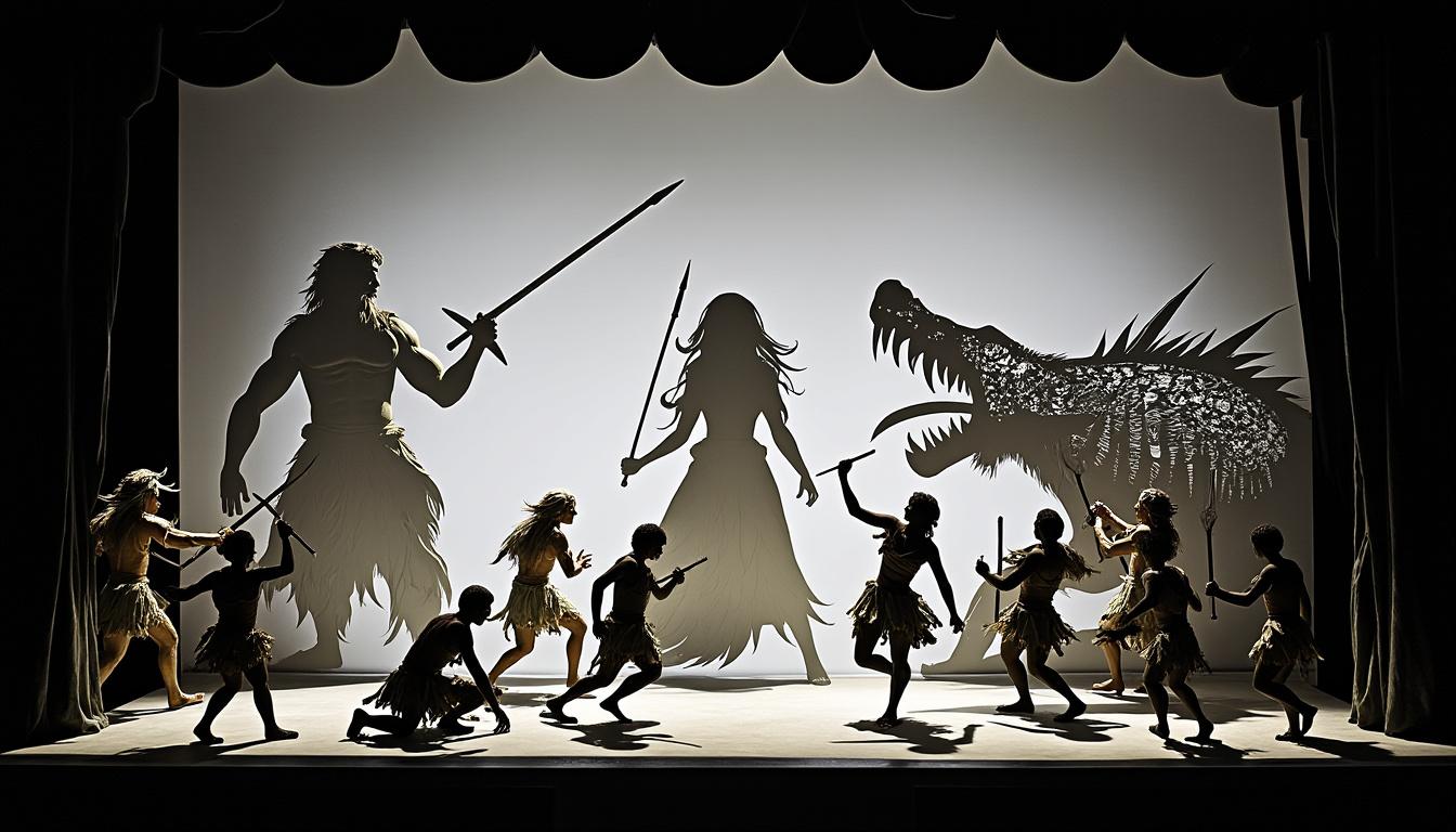 plongez dans l'univers mythique de l'odyssée d'ulysse avec un spectacle captivant d'ombres et de lumières, alliant art visuel et narration pour une expérience inoubliable.