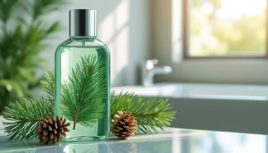 découvrez notre gel douche et shampoing 2-en-1 au format pratique de 100 ml, parfumé délicatement au sapin pour une sensation fraîche et revigorante sous la douche.
