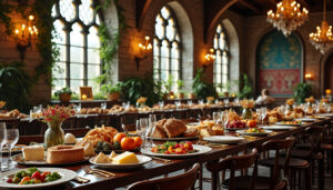 découvrez une expérience gourmande unique au cœur du château, alliant saveurs raffinées et cadre historique exceptionnel pour un moment inoubliable.
