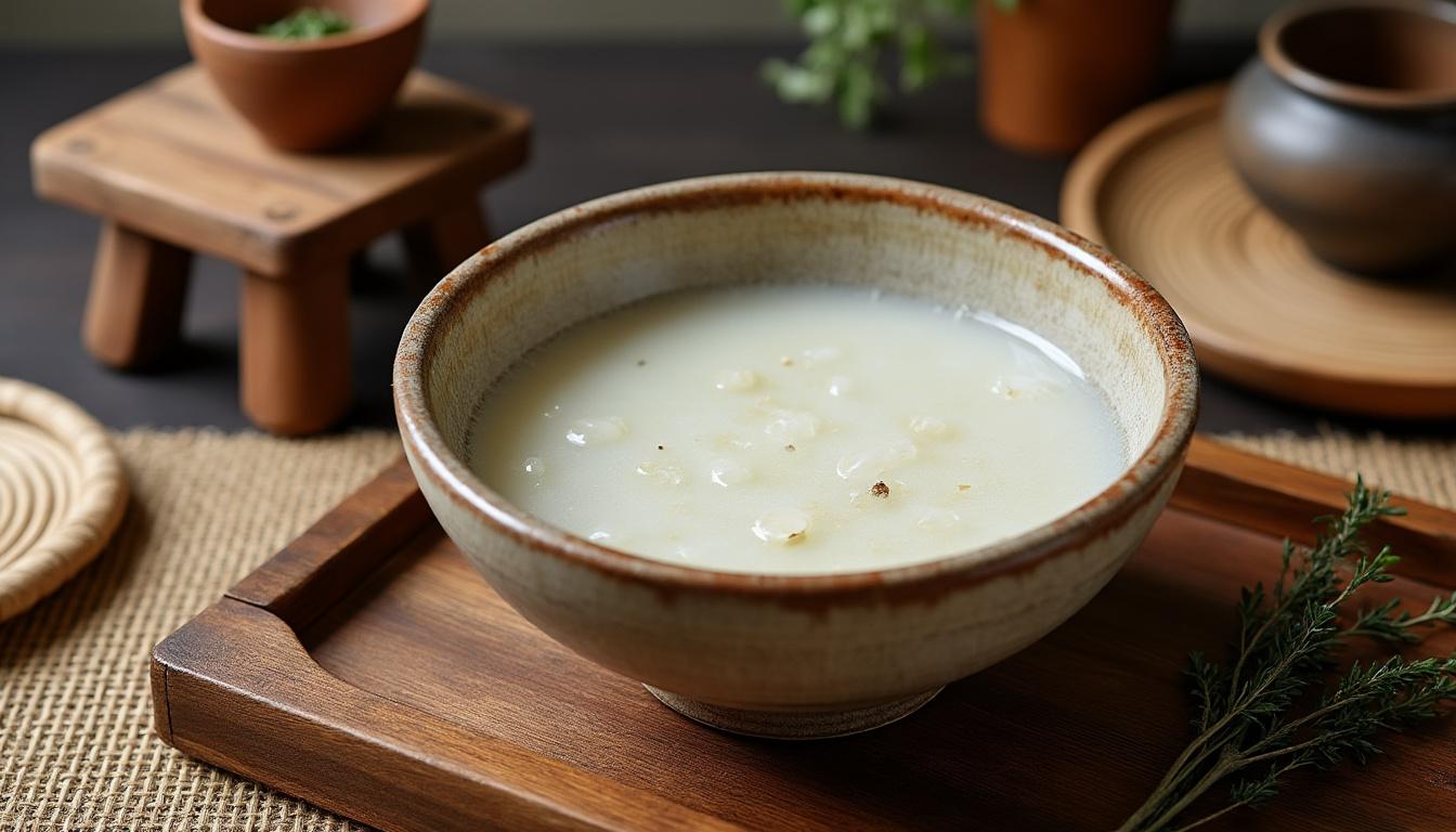 découvrez le makgeolli, le vin de riz traditionnel coréen, et plongez dans un univers riche en saveurs authentiques et en histoire culturelle unique.